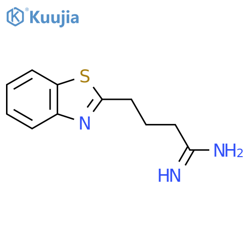 4-(1,3-Benzothiazol-2-yl)butanimidamide structure