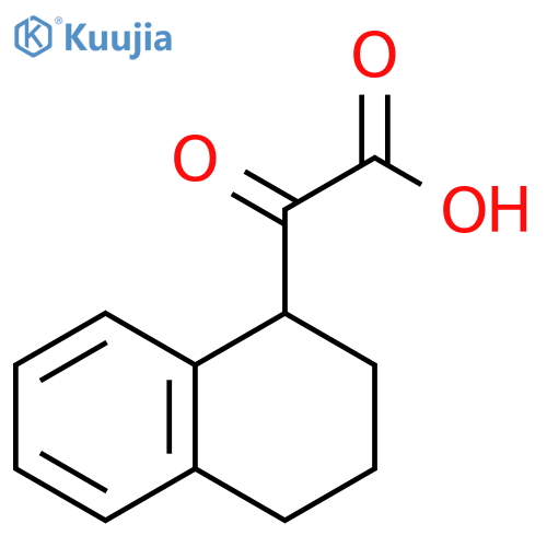 2-oxo-2-(1,2,3,4-tetrahydronaphthalen-1-yl)acetic acid structure
