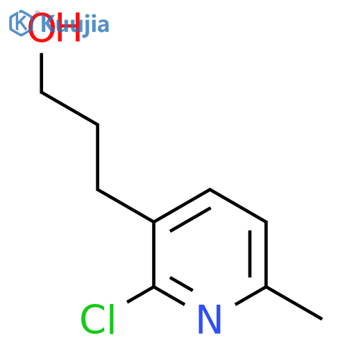 3-(2-chloro-6-methylpyridin-3-yl)propan-1-ol structure