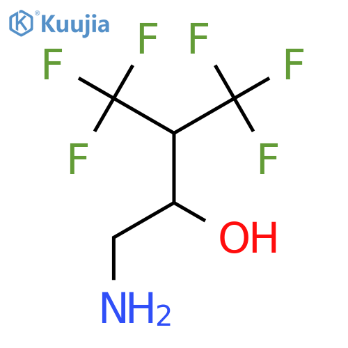 1-amino-4,4,4-trifluoro-3-(trifluoromethyl)butan-2-ol structure