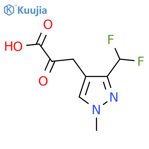 3-3-(difluoromethyl)-1-methyl-1H-pyrazol-4-yl-2-oxopropanoic acid structure