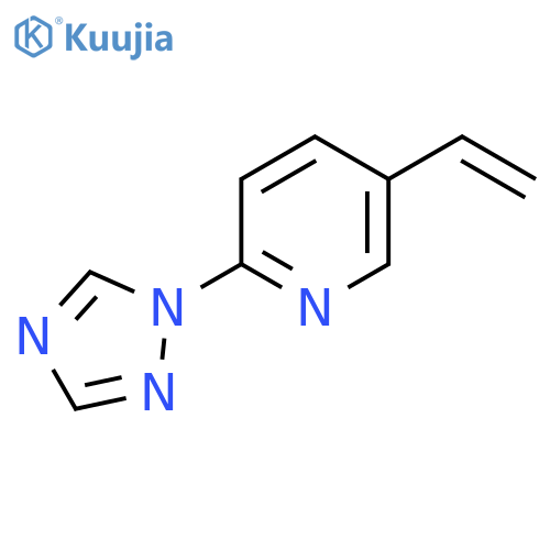 5-ethenyl-2-(1H-1,2,4-triazol-1-yl)pyridine structure