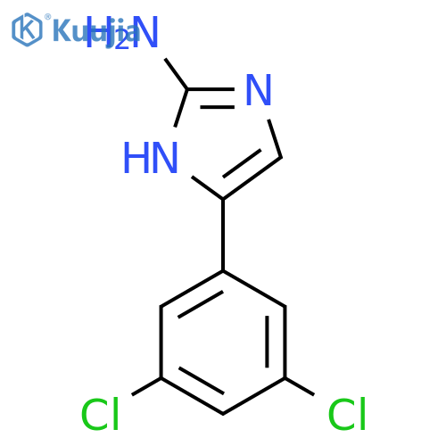 5-(3,5-dichlorophenyl)-1H-imidazol-2-amine structure