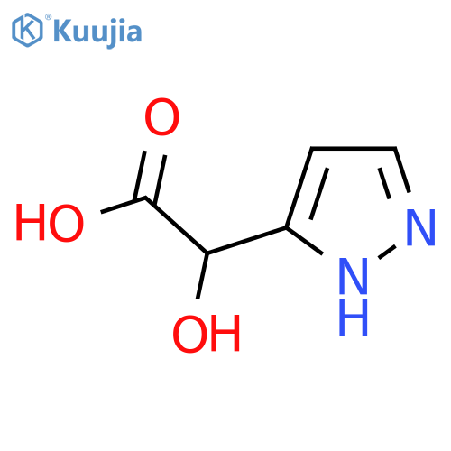 2-hydroxy-2-(1H-pyrazol-3-yl)acetic acid structure