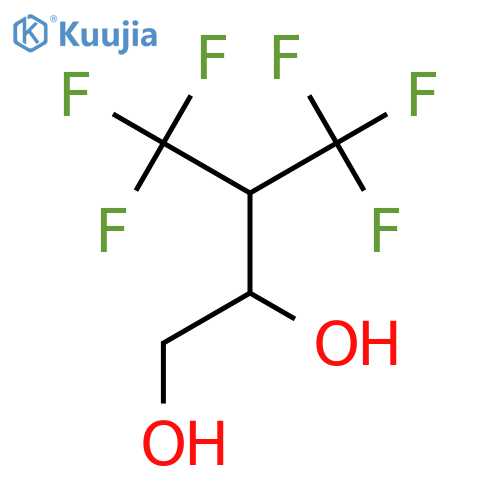 4,4,4-Trifluoro-3-(trifluoromethyl)butane-1,2-diol structure