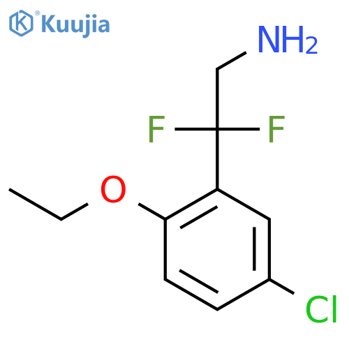 2-(5-chloro-2-ethoxyphenyl)-2,2-difluoroethan-1-amine structure