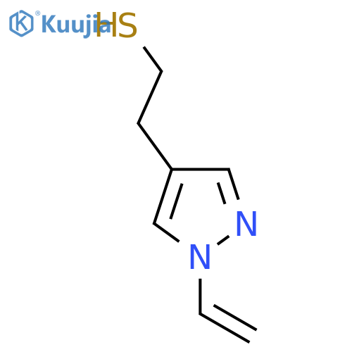 2-(1-ethenyl-1H-pyrazol-4-yl)ethane-1-thiol structure