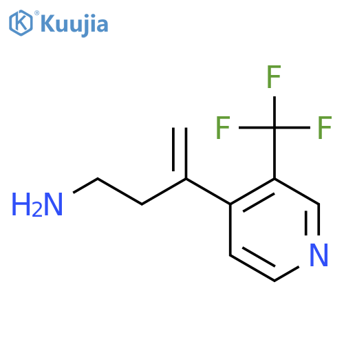 3-3-(trifluoromethyl)pyridin-4-ylbut-3-en-1-amine structure