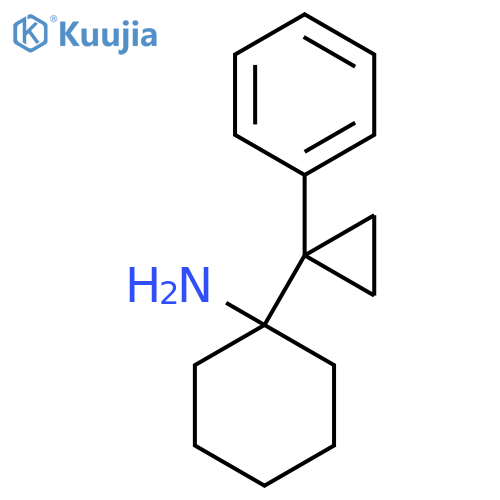 1-(1-phenylcyclopropyl)cyclohexan-1-amine structure
