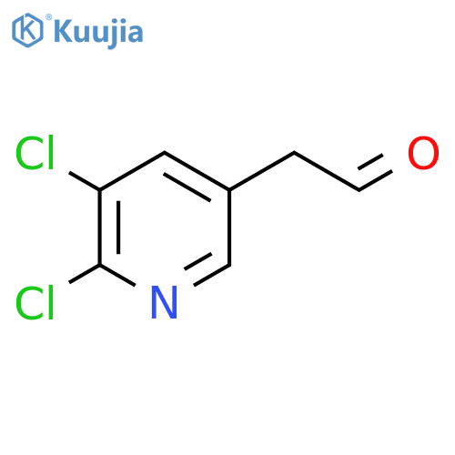 2-(5,6-dichloropyridin-3-yl)acetaldehyde structure