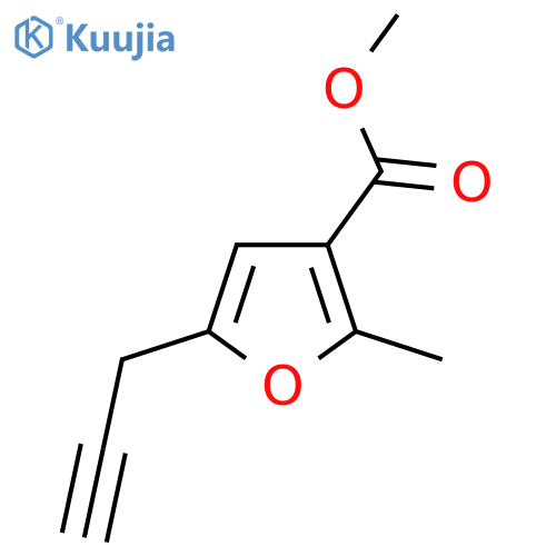 methyl 2-methyl-5-(prop-2-yn-1-yl)furan-3-carboxylate structure