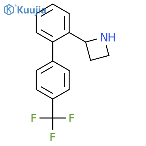 2-{2-4-(trifluoromethyl)phenylphenyl}azetidine structure