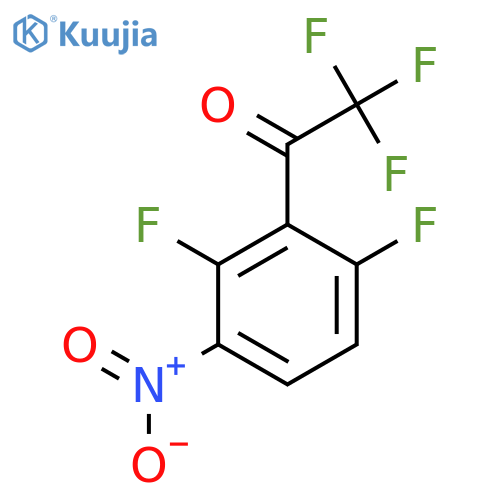 1-(2,6-difluoro-3-nitrophenyl)-2,2,2-trifluoroethan-1-one structure