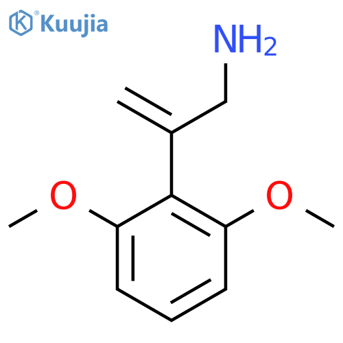 2-(2,6-dimethoxyphenyl)prop-2-en-1-amine structure
