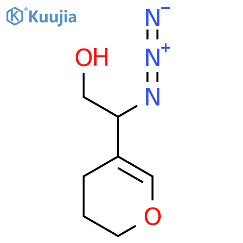 2-azido-2-(3,4-dihydro-2H-pyran-5-yl)ethan-1-ol structure