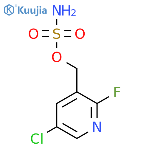 (5-chloro-2-fluoropyridin-3-yl)methyl sulfamate structure