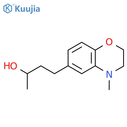 4-(4-methyl-3,4-dihydro-2H-1,4-benzoxazin-6-yl)butan-2-ol structure