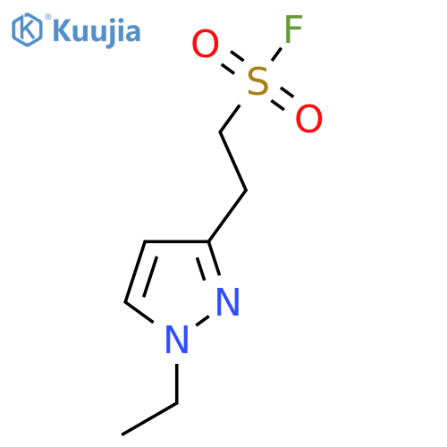 2-(1-ethyl-1H-pyrazol-3-yl)ethane-1-sulfonyl fluoride structure