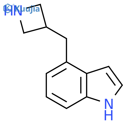4-(azetidin-3-yl)methyl-1H-indole structure