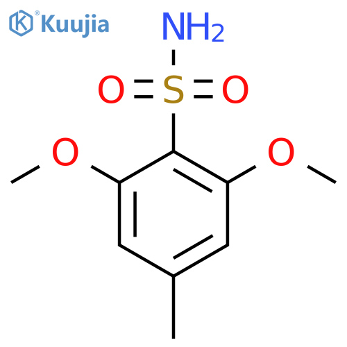 2,6-dimethoxy-4-methylbenzene-1-sulfonamide structure