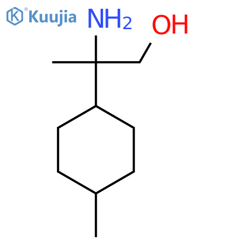 2-amino-2-(4-methylcyclohexyl)propan-1-ol structure