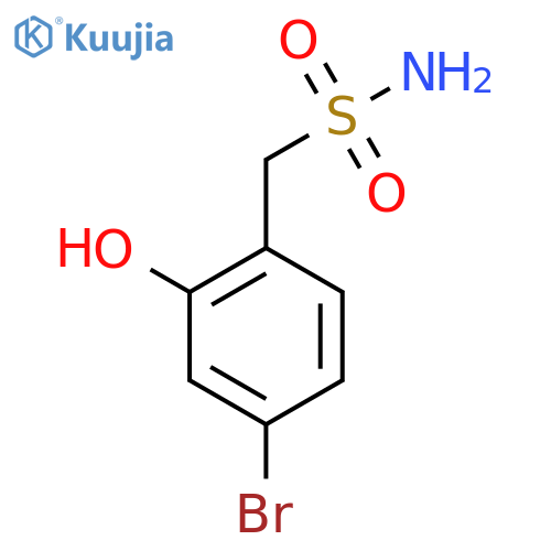 (4-bromo-2-hydroxyphenyl)methanesulfonamide structure