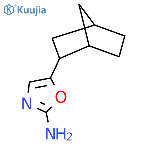 5-{bicyclo2.2.1heptan-2-yl}-1,3-oxazol-2-amine structure