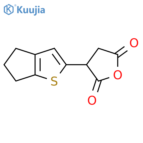 3-{4H,5H,6H-cyclopentabthiophen-2-yl}oxolane-2,5-dione structure