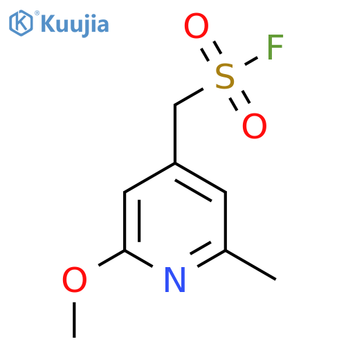 (2-methoxy-6-methylpyridin-4-yl)methanesulfonyl fluoride structure