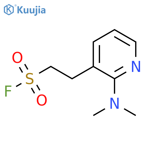 2-2-(dimethylamino)pyridin-3-ylethane-1-sulfonyl fluoride structure