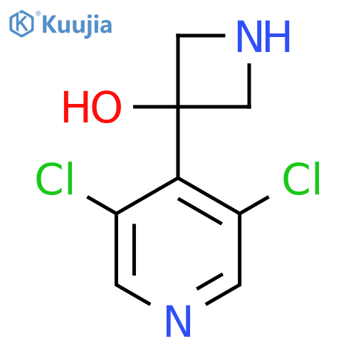 3-(3,5-dichloropyridin-4-yl)azetidin-3-ol structure