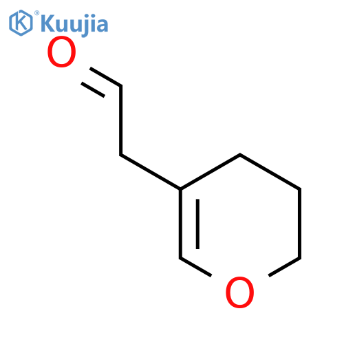 2-(3,4-dihydro-2H-pyran-5-yl)acetaldehyde structure