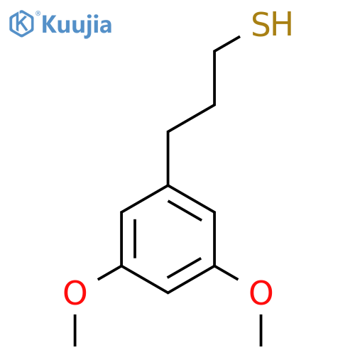 3-(3,5-dimethoxyphenyl)propane-1-thiol structure