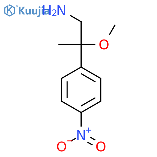 2-methoxy-2-(4-nitrophenyl)propan-1-amine structure
