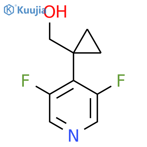 1-(3,5-difluoropyridin-4-yl)cyclopropylmethanol structure