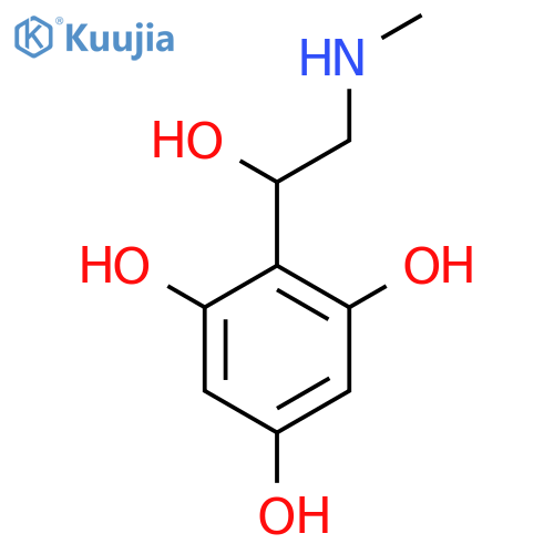 2-1-hydroxy-2-(methylamino)ethylbenzene-1,3,5-triol structure