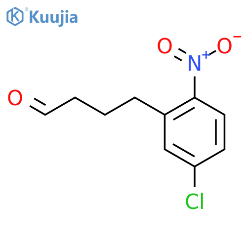 4-(5-chloro-2-nitrophenyl)butanal structure