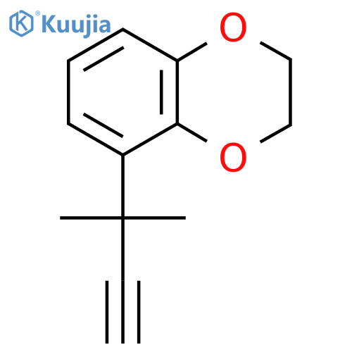 5-(2-methylbut-3-yn-2-yl)-2,3-dihydro-1,4-benzodioxine structure
