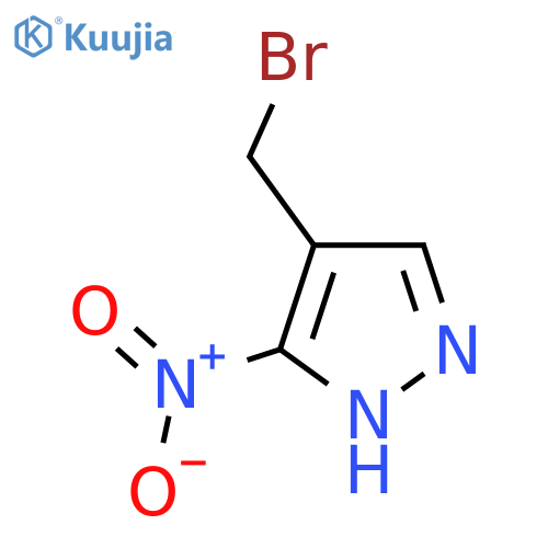 4-(bromomethyl)-3-nitro-1H-pyrazole structure
