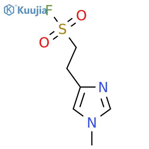 2-(1-methyl-1H-imidazol-4-yl)ethane-1-sulfonyl fluoride structure