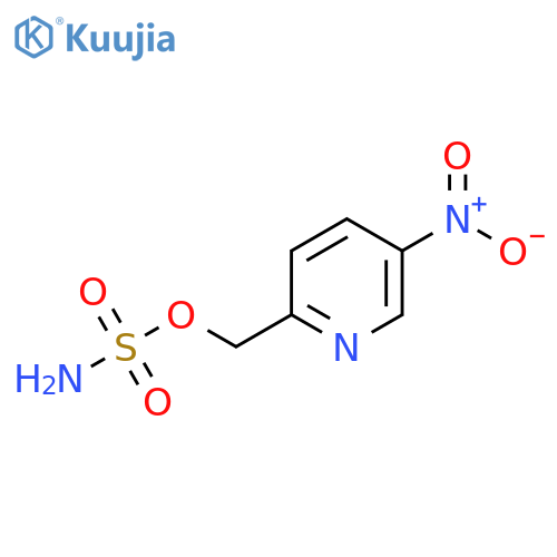 (5-nitropyridin-2-yl)methyl sulfamate structure