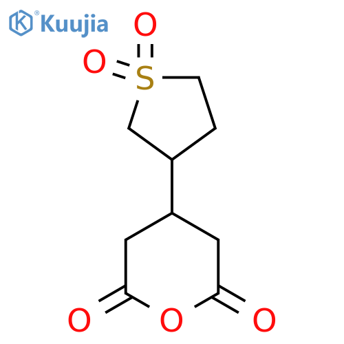 4-(1,1-dioxo-1lambda6-thiolan-3-yl)oxane-2,6-dione structure