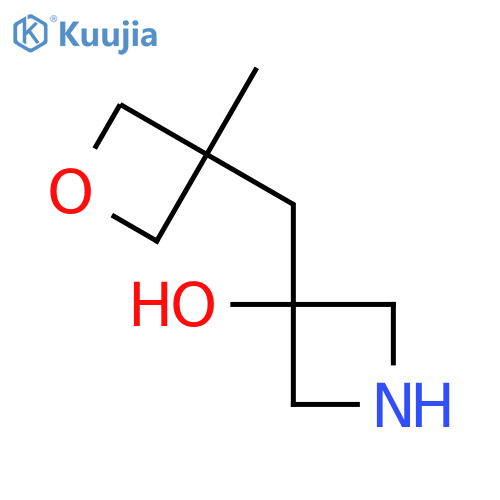 3-(3-methyloxetan-3-yl)methylazetidin-3-ol structure