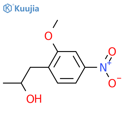 1-(2-methoxy-4-nitrophenyl)propan-2-ol structure
