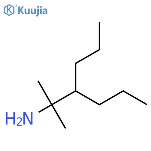 4-(2-aminopropan-2-yl)heptane structure