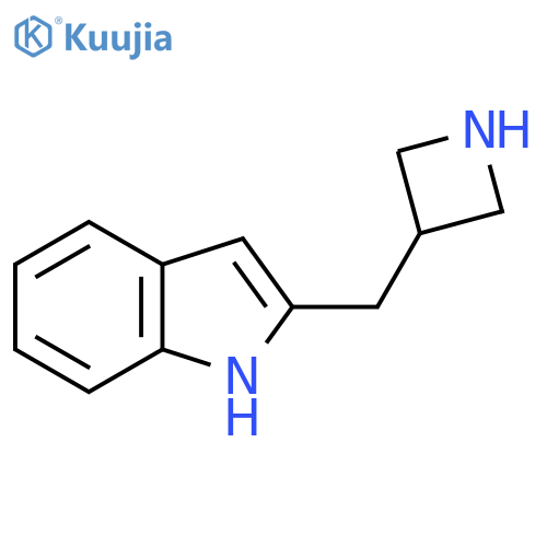 2-(azetidin-3-yl)methyl-1H-indole structure
