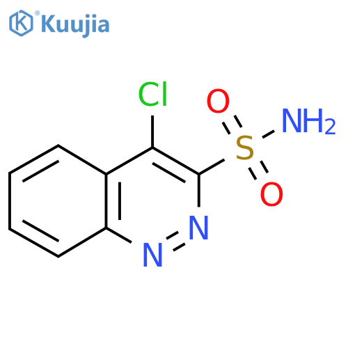 4-chlorocinnoline-3-sulfonamide structure