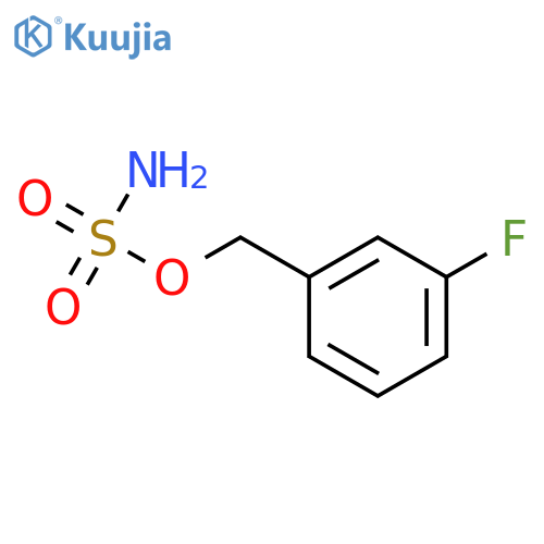 (3-fluorophenyl)methyl sulfamate structure