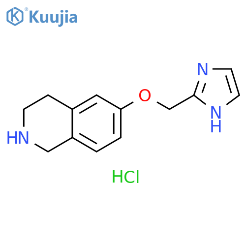 6-(1H-imidazol-2-yl)methoxy-1,2,3,4-tetrahydroisoquinoline dihydrochloride structure