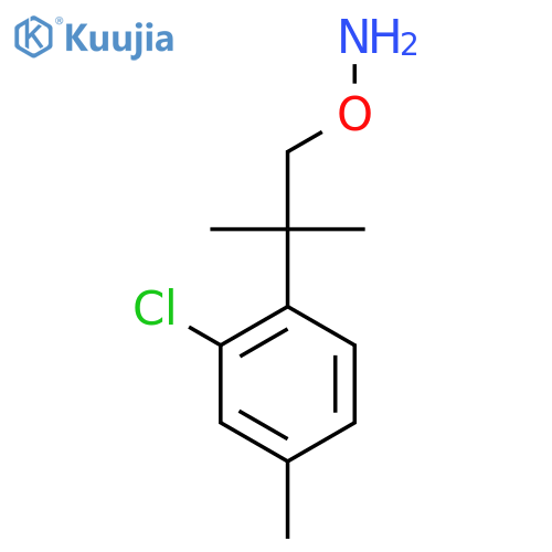 O-2-(2-chloro-4-methylphenyl)-2-methylpropylhydroxylamine structure